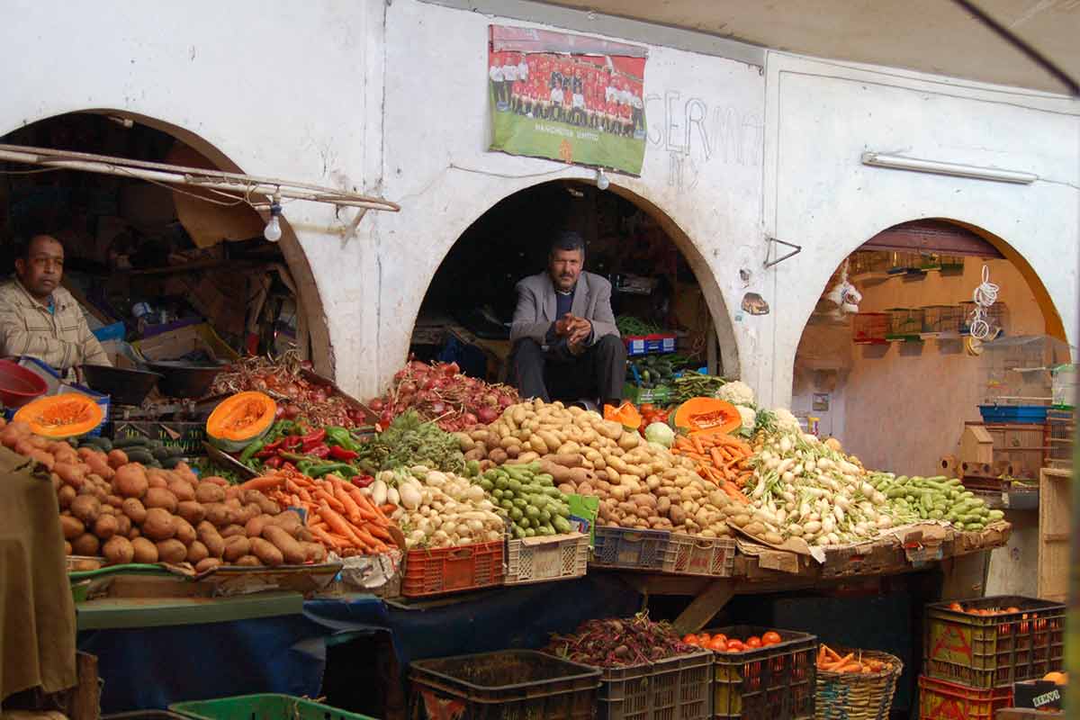 market in morocco