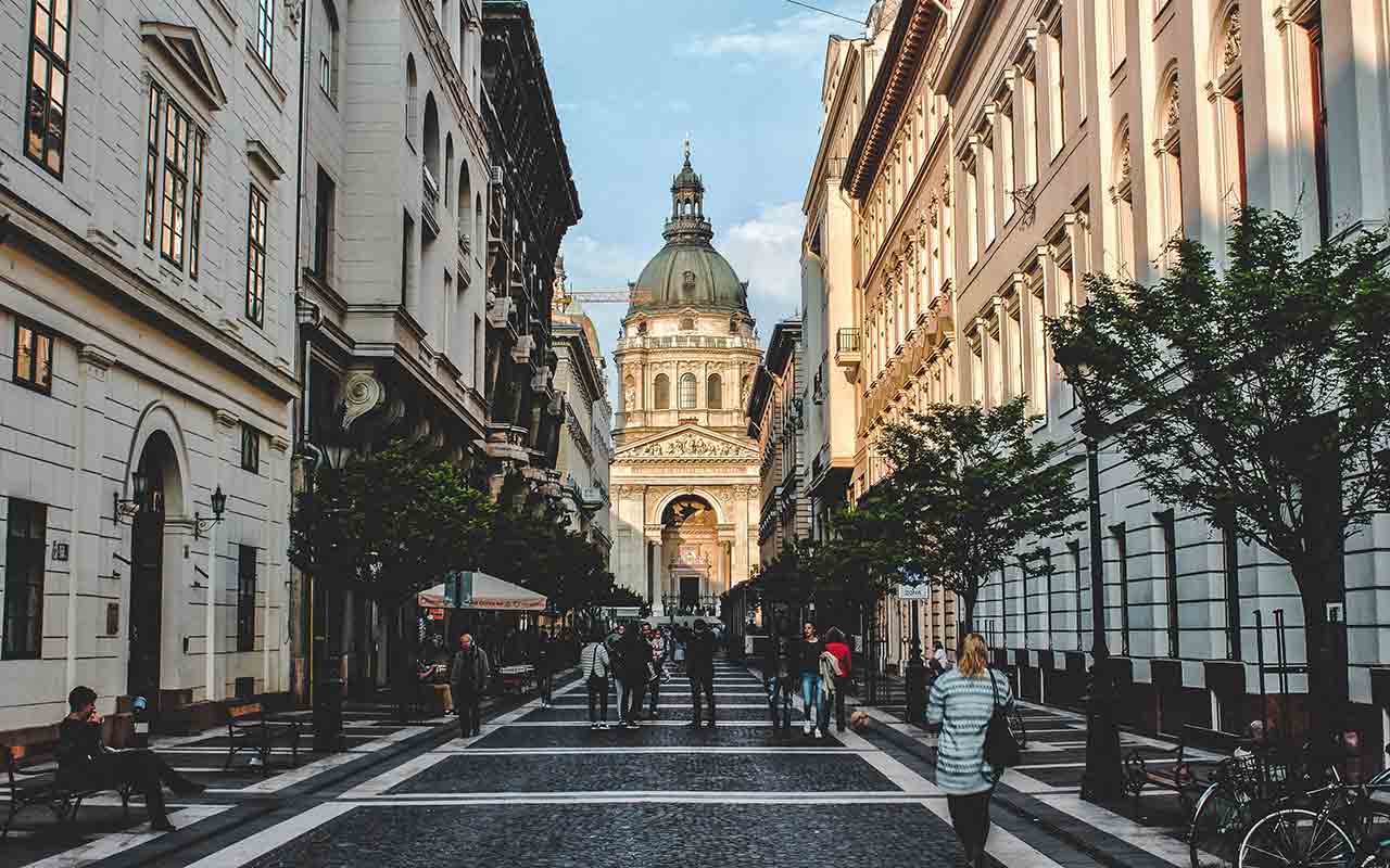 Some of the beautiful structures you'll see when you walk around Budapest