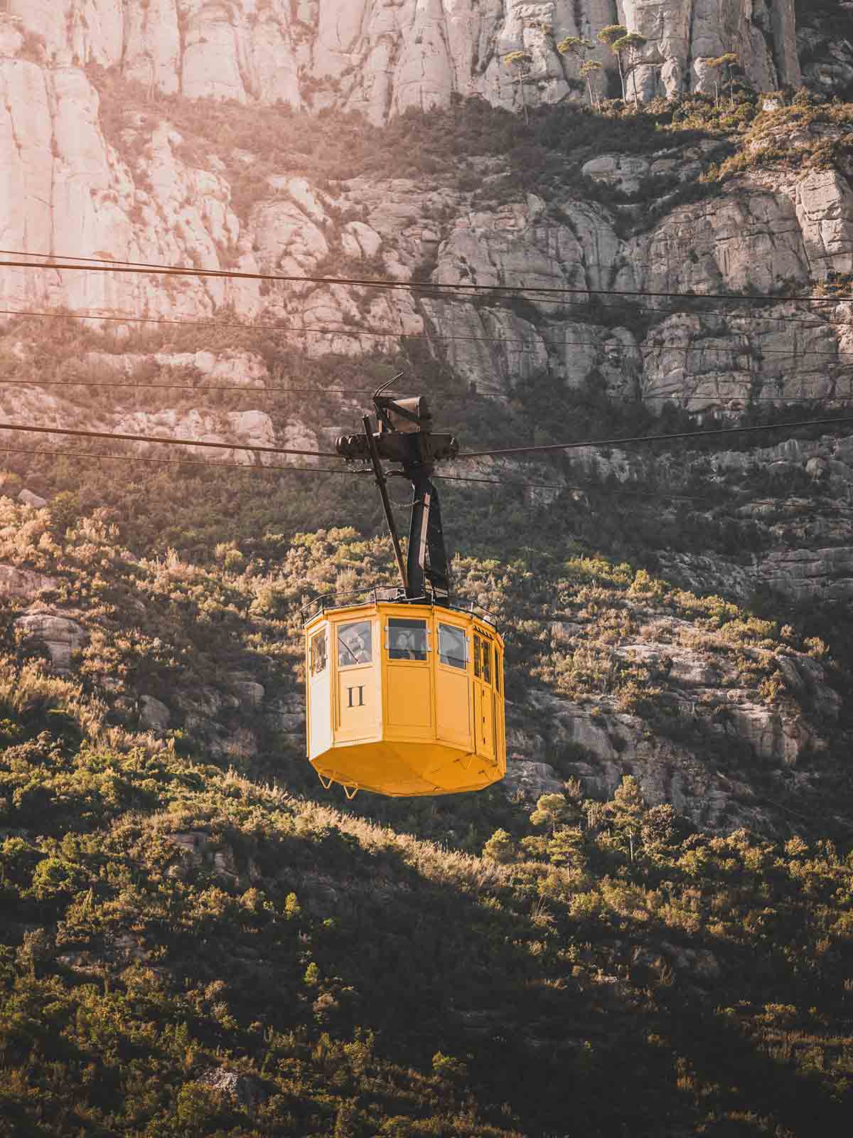 A gondola in Montserrat