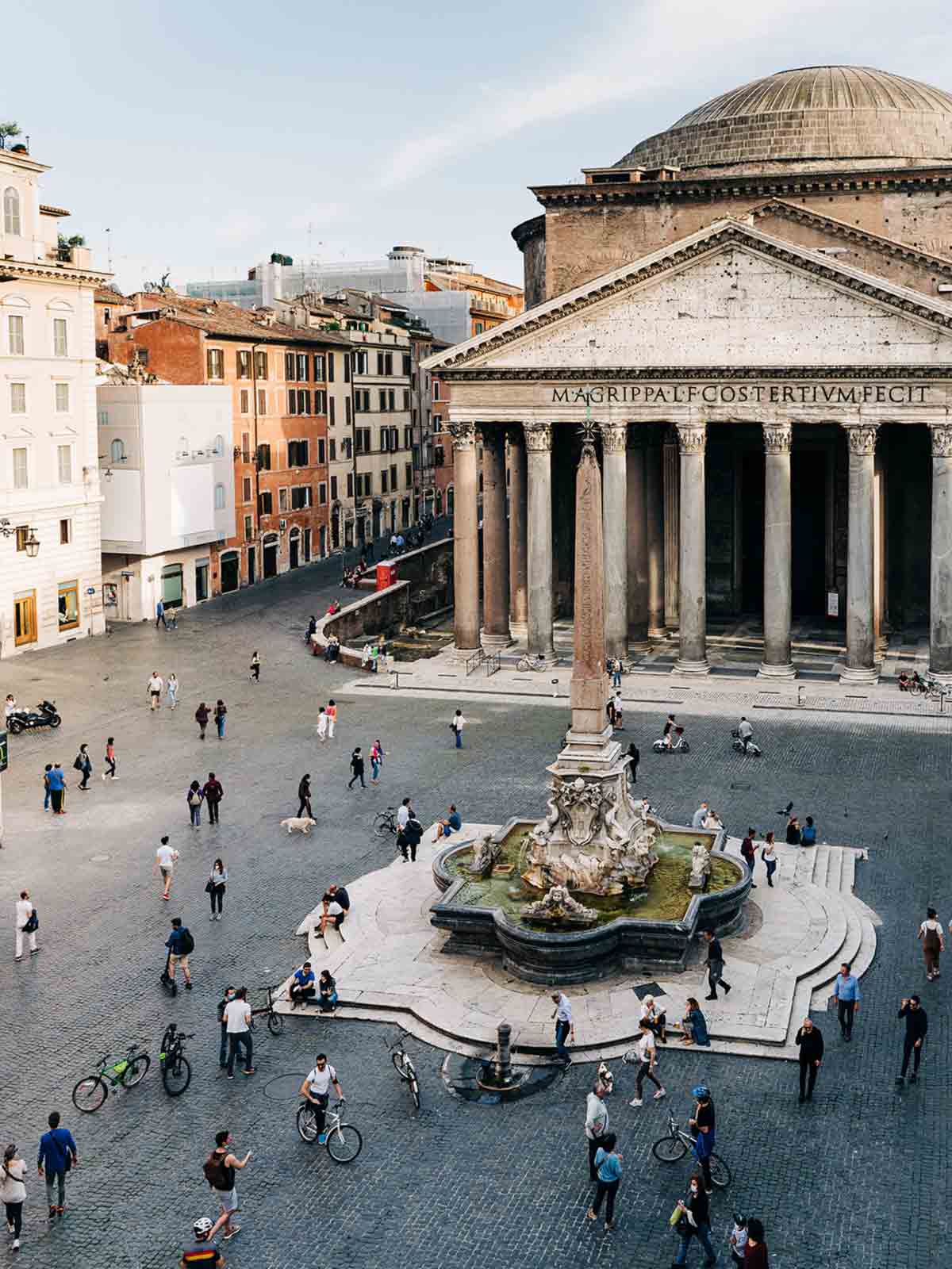 The Pantheon Building in Rome 