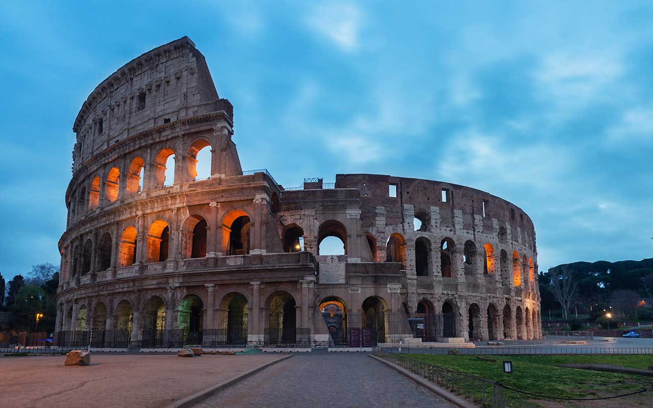 Colosseum - one of the must visit spots in Rome