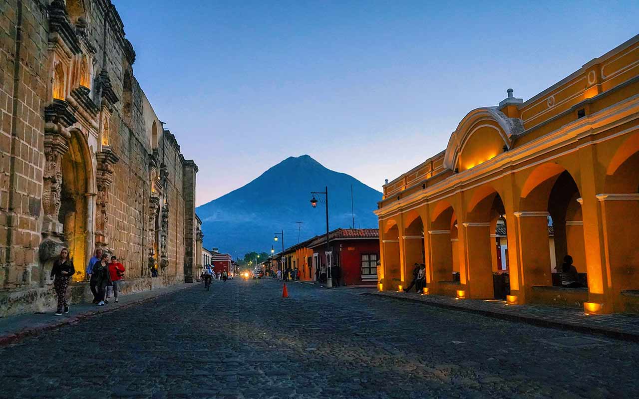 The colonial town of Antigua, Guatemala 