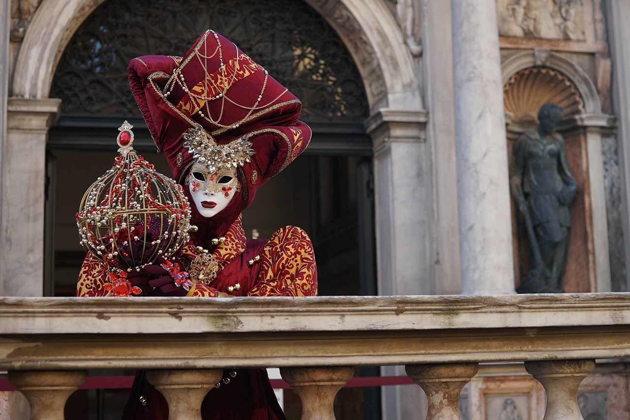 One of the characters in Venice Carnival