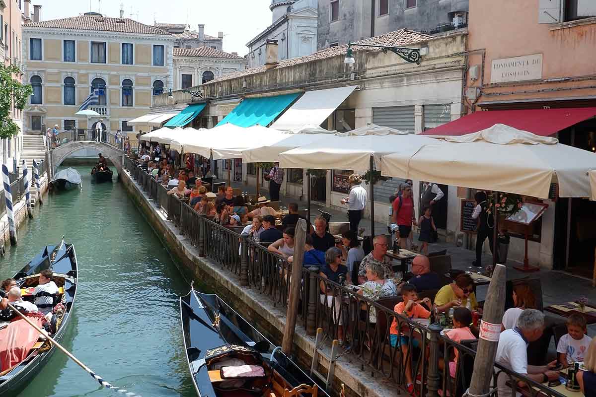 lunch in venice