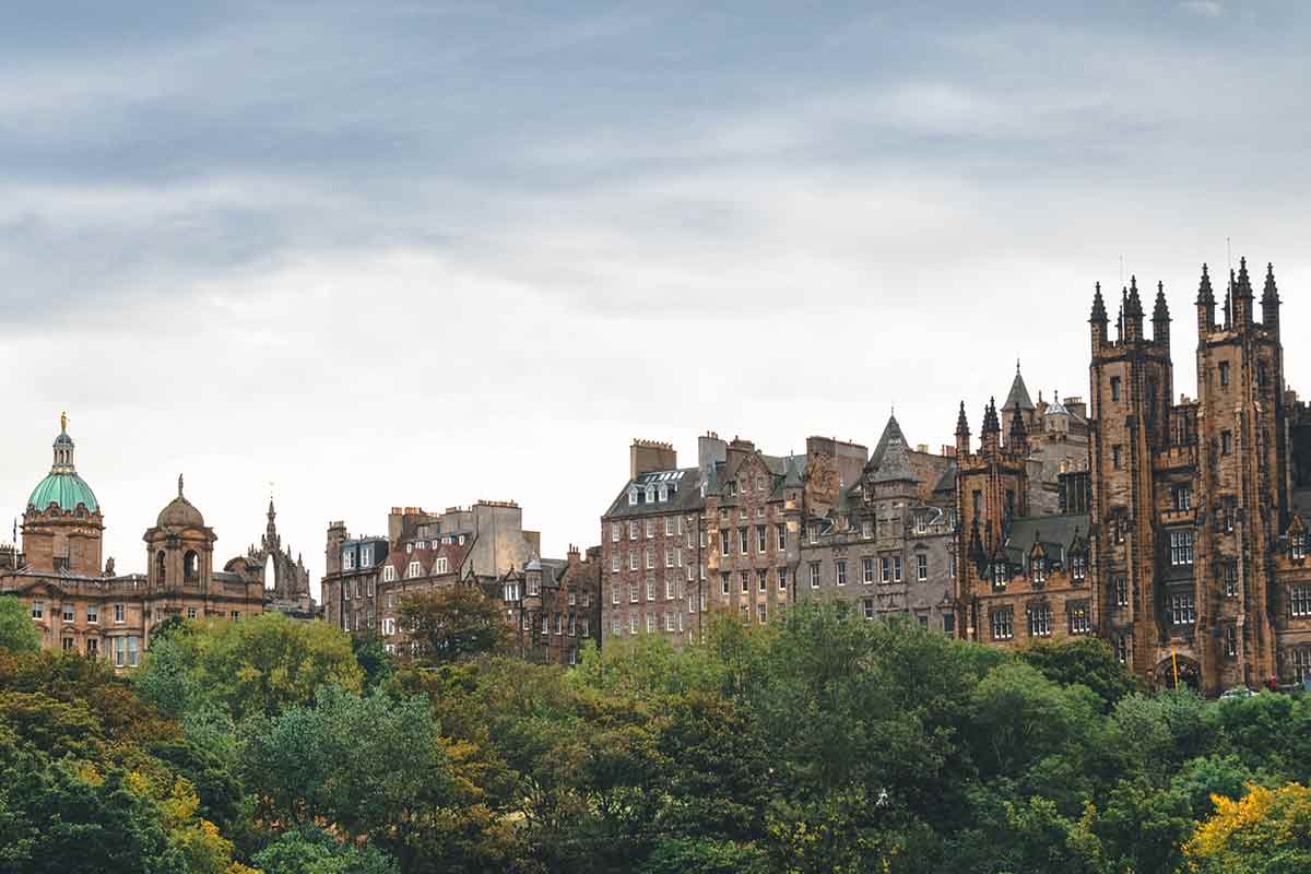 edinburgh buildings and park