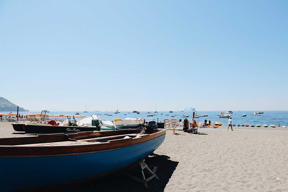 positano beach italy