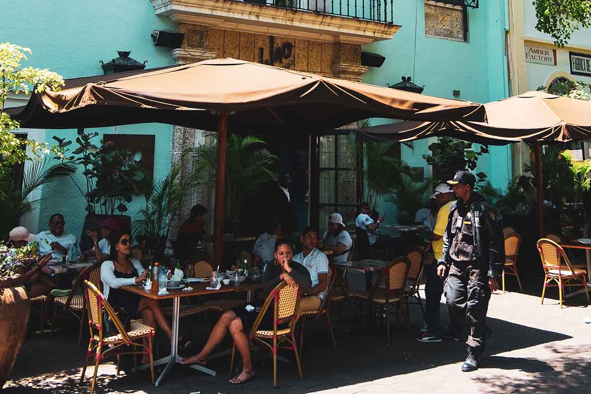 santo domingo street cafe